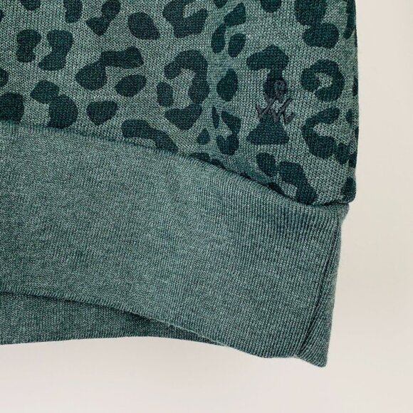 ALTERNATIVE Animal Print Hooded Sweatshirt Leopard Size XS - Picture 11 of 13